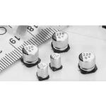 Cap Aluminum Lytic 100uF 35V 20% (8 X 10.8mm) SMD 0.18 Ohm 0.3A 2000h 125°C T/R Automotive AEC-Q200