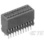 TE Connectivity-5-104078-7 Steckverbinderleisten und Leiterplattenbuchsen Conn Socket Strip SKT 80 POS 1.27mm Solder ST Top Entry Thru-Hole Tube