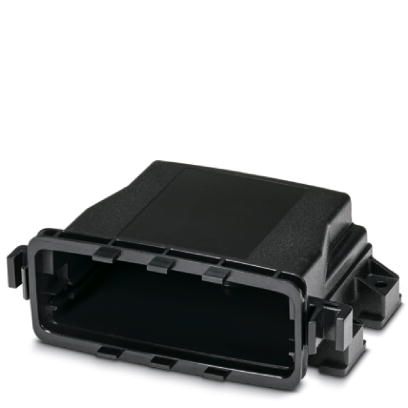 PHOENIX CONTACT-1054713 null Snap-In Locking Non-Vented Enclosure Of The ECS Family. Ip66/67/69 Rated When Mated With Associated Faceplate. Color Black (9005), Width 172 mm, Height 116 mm, Depth 64 mm