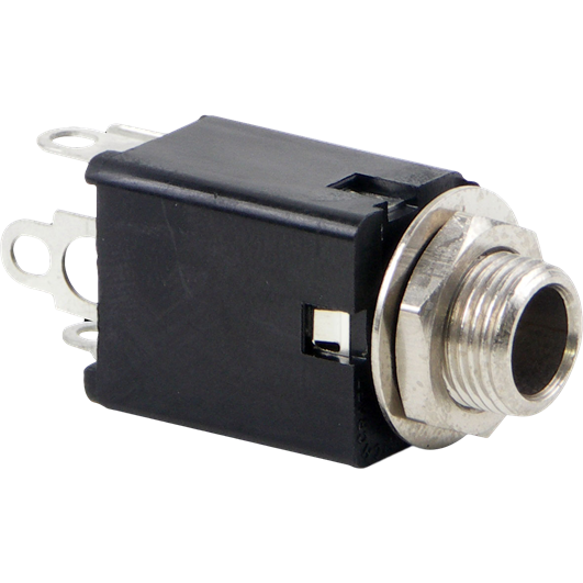 Switchcraft-M114BX Steckverbinder für Audio und Video Conn 1/4" Phone Jack F 3 POS Solder Lug ST Panel Mount 3 Terminal 1 Port