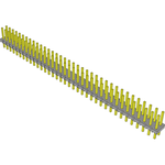 Conn Unshrouded Header HDR 72 POS 2.54mm Solder ST Top Entry Thru-Hole Bulk