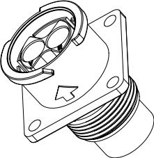 Amphenol-FLS012N8S03-PM Steckverbinder, rund Conn Circular SKT 8 POS Crimp ST Flange Mount 8 Terminal 1 Port Bag