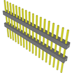 Conn Board Stacker HDR 18 POS 2.54mm Solder ST Top Entry Thru-Hole Bulk