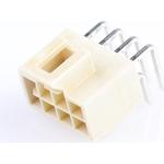 Conn Wire to Board HDR 8 POS 2.5mm Solder RA Side Entry Thru-Hole Tray