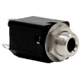 Switchcraft-MS112BX Connector Audio and Video Conn 1/4" Phone Jack F 3 POS Solder Lug ST Panel Mount 3 Terminal 1 Port