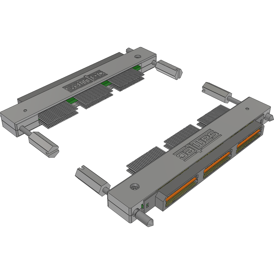 Samtec-SQCD-075-36.00-TED-TEU-1-B Kabelbaugruppen Koaxial Cable Assembly Coax Micro Ribbon 0.914m 38AWG Board to Board to Board to Board M-M Q STRIP® Bag