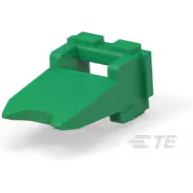 TE Connectivity-W4P Accessori per connettori Connector Accessories Wedge Lock Straight Glass Filled Polybutylene Terephthalate Green Box