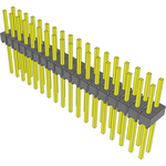 Conn Unshrouded Header HDR 36 POS 2.54mm Solder ST Top Entry Thru-Hole Bulk