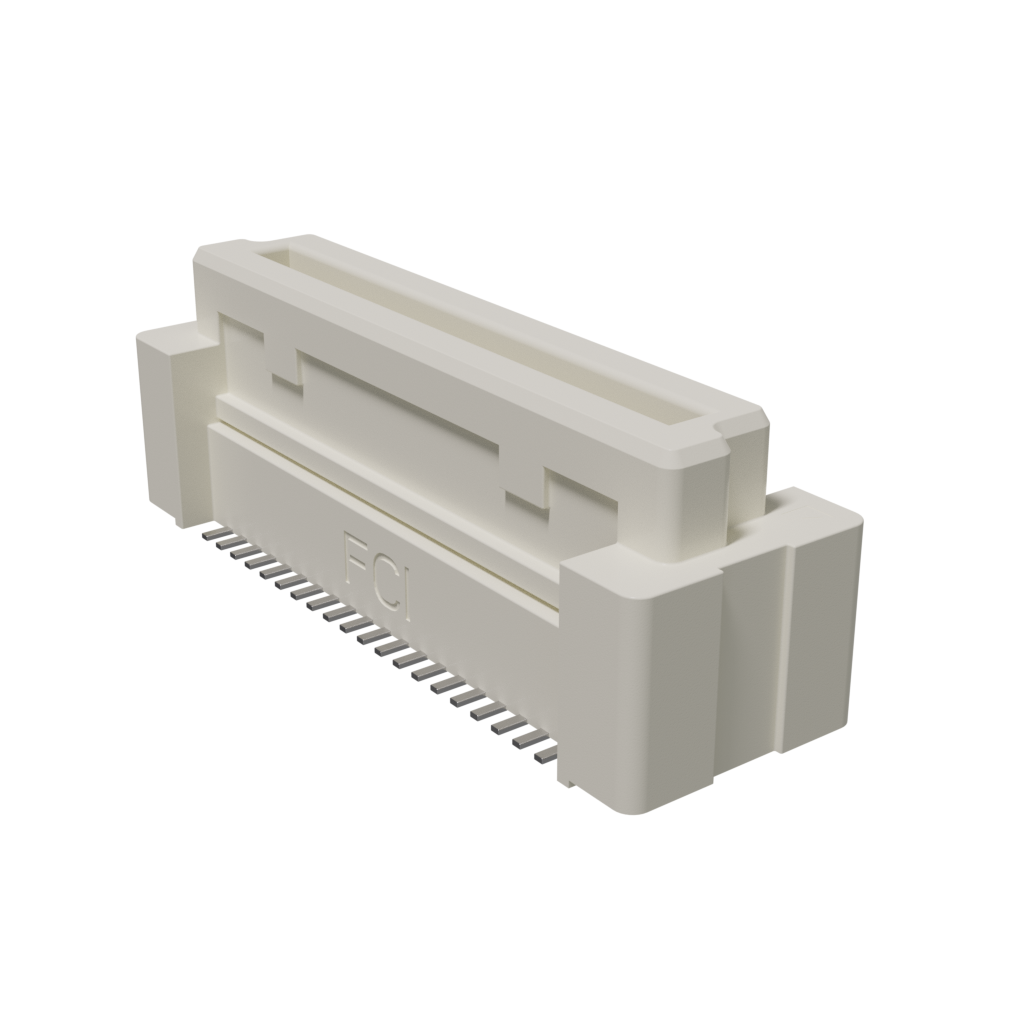 Amphenol Communications Solutions-61082-042422LF Piastre connettori e prese PCB BergStak® 0.80mm Pitch, Receptacle, Vertical, Double Row, 40 Positions