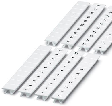 PHOENIX CONTACT-1052028:0031 Steckverbinderzubehör Connector Accessories Zack Marker Strip Straight White
