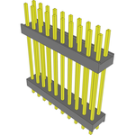 Conn Board Stacker HDR 20 POS 2.54mm Solder ST Top Entry Thru-Hole Bulk