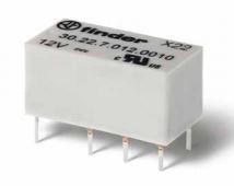 Finder-30.22.7.012.0010 Signalrelais Signal Relay 12VDC 2A DPDT(20.2x10x10.9)mm THT