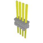 Conn Unshrouded Header HDR 4 POS 1.27mm Solder ST Top Entry Thru-Hole Bulk