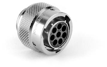 Amphenol-RT06128SNH Connector Circular Conn Circular SKT 8 POS Crimp ST Cable Mount 8 Terminal 1 Port