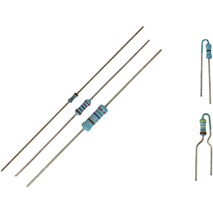 Vishay-MBB0207VD6811BC100 Résistance simple fixée par alésage Res Thin Film 6.81K Ohm 0.1% 0.4W ±25ppm/°C Conformal Coated AXL Medical Ammo