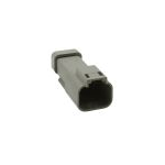 Conn Rectangular PIN 2 POS Crimp ST Cable Mount