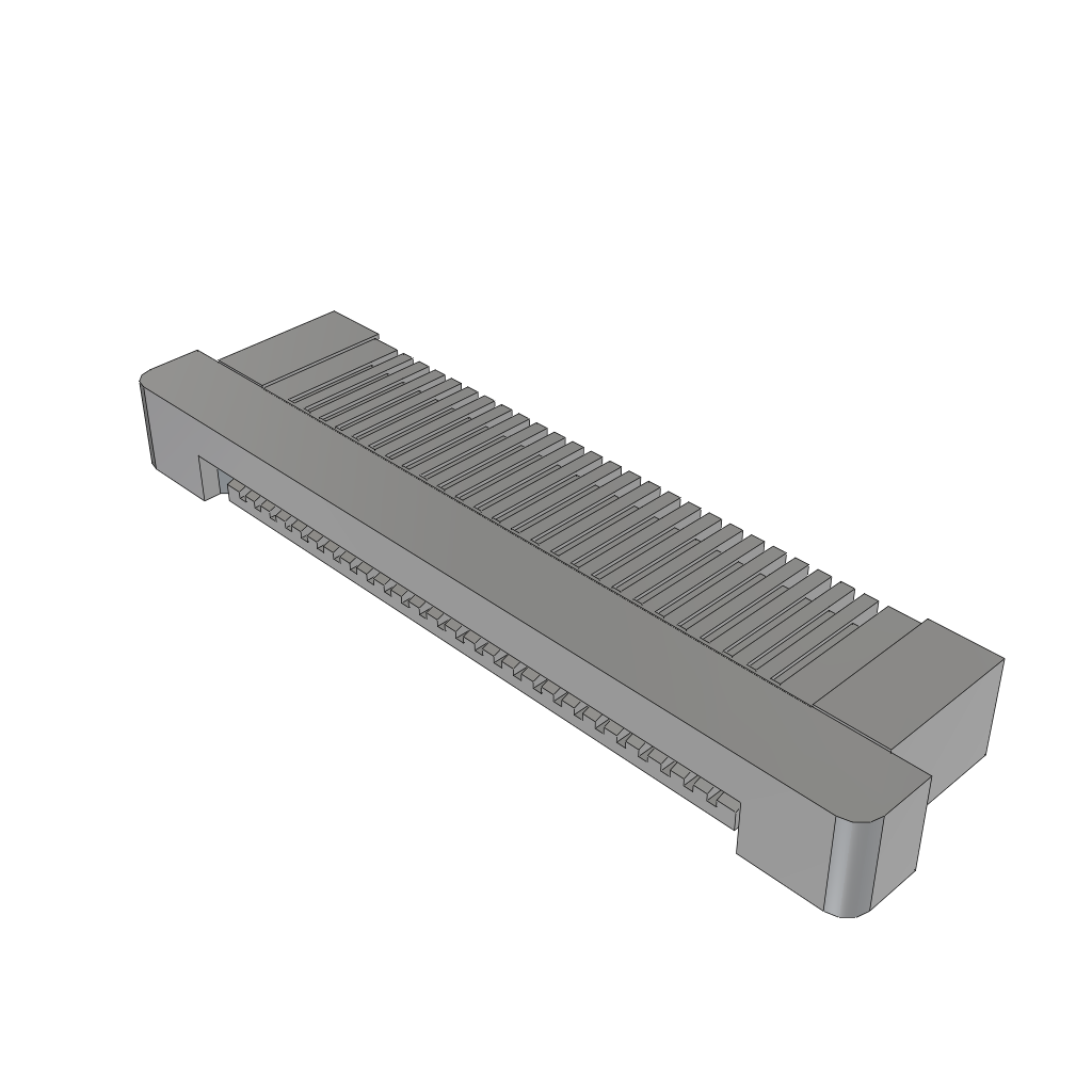 Samtec-ZF5S-26-01-T-WT Steckverbinder, FFC-FPC Conn FFC Connector SKT 26 POS 0.5mm Solder RA SMD Tube