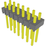 Conn Unshrouded Header HDR 14 POS 2.54mm Solder ST Top Entry Thru-Hole Bulk