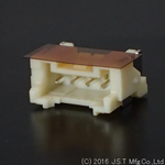 Conn Shrouded Header (4 Sides) HDR 4 POS 2mm Solder RA Side Entry SMD T/R