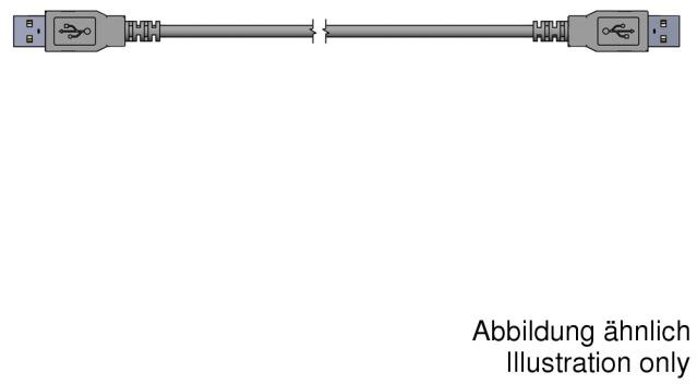 CONEC-17-201041 Cable Assembly USB Cable Assembly Patch Cord 3m 24AWG USB Type A to USB Type A PL-PL