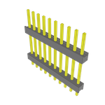 Conn Board Stacker HDR 10 POS 2.54mm Solder ST Top Entry Thru-Hole Bulk