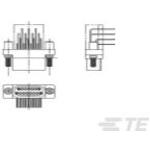 Conn D-Subminiature PIN 37 POS 1.27mm Solder RA Thru-Hole