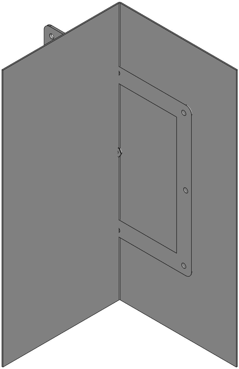 Hammond Manufacturing-1487EX Accessori per cavi N12 Wireway, Adjustable fitting - Fits 8 x 8 - Steel/Gray