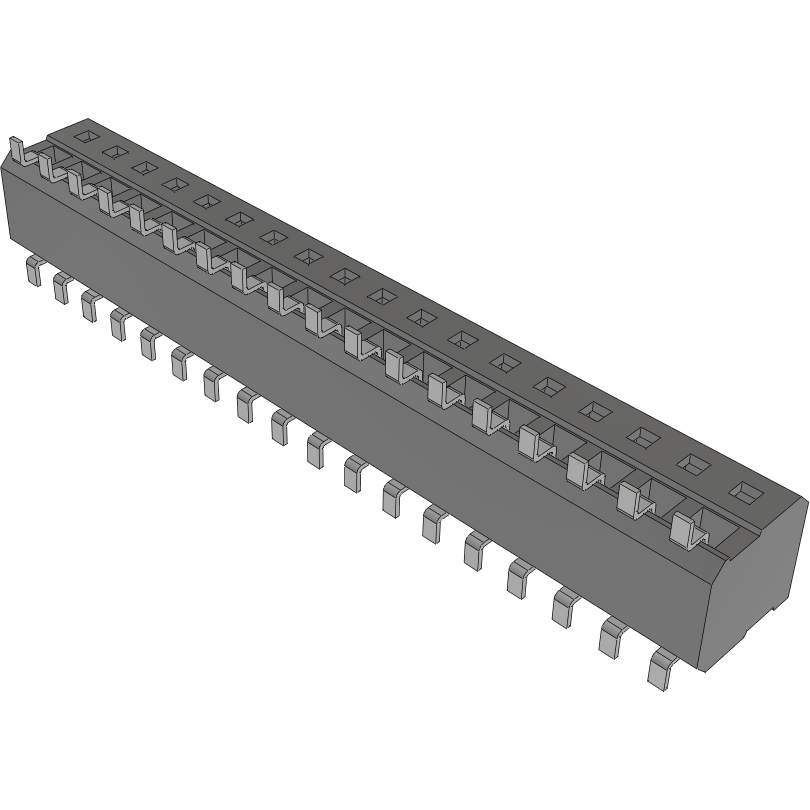 Samtec-CLP-118-02-L-DH Steckverbinderleisten und Leiterplattenbuchsen Conn Socket Strip SKT 36 POS 1.27mm Solder RA Side Entry SMD TIGER CLAW™ Tube