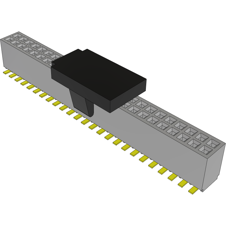 Samtec-SFMC-125-T2-SM-D-P Steckverbinderleisten und Leiterplattenbuchsen Conn Socket Strip SKT 50 POS 1.27mm Solder ST Top Entry SMD TIGER EYE™ Tube