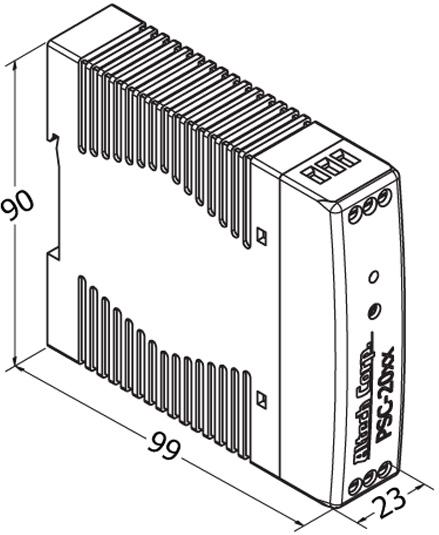 Altech Corporation-PSC-2024 Alimentazione da CA a CC AC/DC Power Supply Single-OUT 24V 1A 24W 6-Pin