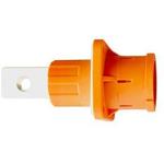 Energy Storage Connector Female Faston Blade Terminal Straight Orange Body