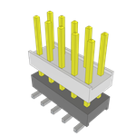 Conn Board Stacker HDR 10 POS 2.54mm Solder ST Top Entry SMD Tube