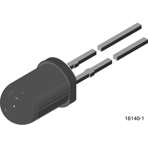 Vishay-BPV10NF Photodiodes Photodiode PIN Module 940nm 0.55A/W Sensitivity 2-Pin T-1 3/4 Bulk