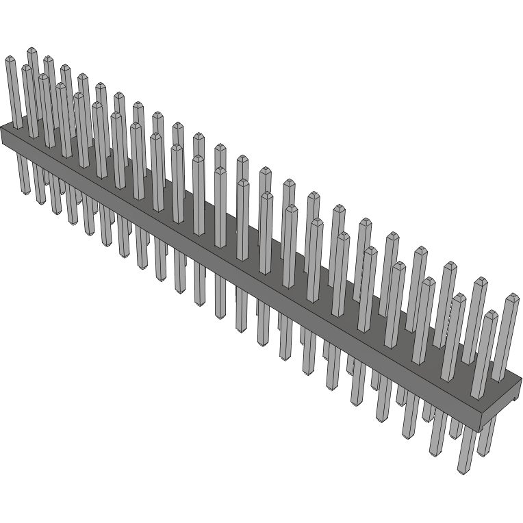 Samtec-MTMM-122-08-T-D-234 Steckverbinderleisten und Leiterplattenbuchsen Conn Unshrouded Header HDR 44 POS 2mm Solder ST Top Entry Thru-Hole Bulk