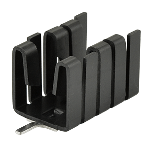 Same Sky (formerly CUI Devices)-HSS-B20-061H-03 Disipador de calor Heat Sink Passive TO-220 Horizontal Thru-Hole Aluminum 5052 25.86°C/W Black Anodized