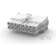 TE Connectivity-794206-1 Einzeladersteckverbinder, Gehäuse Conn Housing PL 16 POS 4.14mm Crimp ST Cable Mount Natural Bag/Box