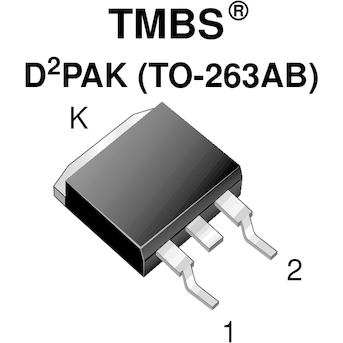 Vishay-VB30100C-M3/8W Rectifiers Diode Schottky 100V 30A 3-Pin(2+Tab) TO-263AB T/R