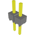 Conn Unshrouded Header HDR 2 POS 2.54mm Solder ST Top Entry Thru-Hole Bulk