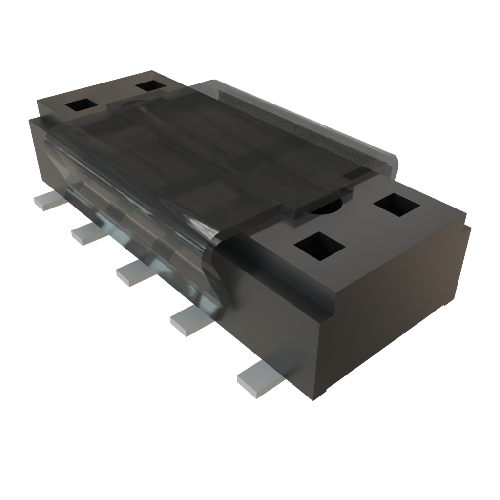 Samtec-CLT-105-02-F-D-P Steckverbinderleisten und Leiterplattenbuchsen Conn Socket Strip SKT 10 POS 2mm Solder ST Top Entry SMD TIGER CLAW™ Tube