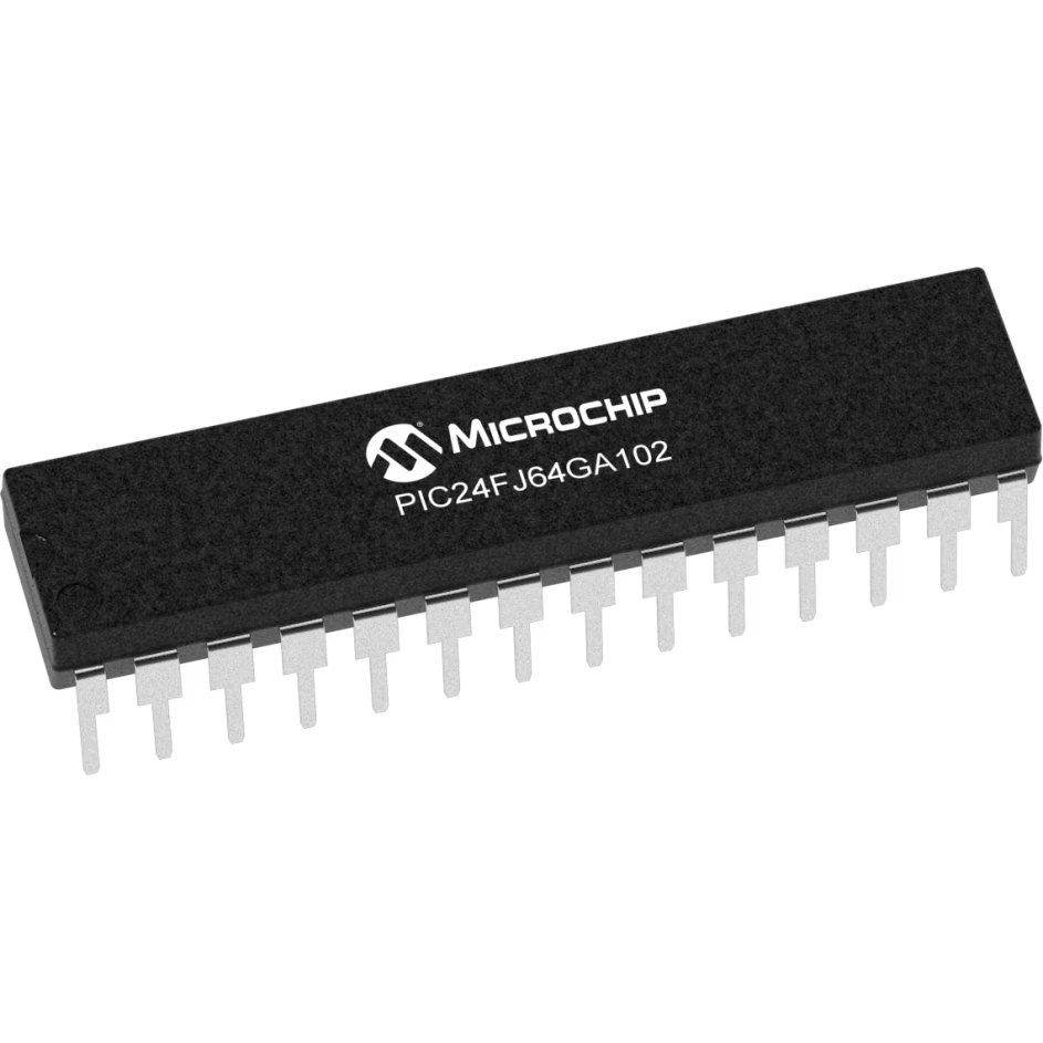 Microchip Technology-PIC24FJ64GA102-I/SP Microcontrollers - MCUs MCU 16-bit PIC RISC 64KB Flash 2.5V/3.3V 28-Pin SPDIP Tube