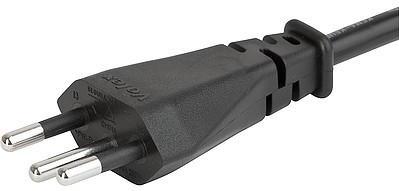 SCHURTER-6051.2016 Cable Assembly AC Power Cable Assembly 2.5m NBR14136 to C13 3 to 3 POS F-M 17AWG