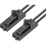 Cable Assembly UL 11028 0.3m 22AWG Wire to Board to Wire to Board 2 to 2 POS F-F Crimp-Crimp Bag