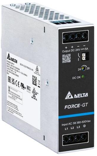 Delta Electronics-DRF-24V120W3GBA AC-DC-Spannungsversorgung AC/DC Power Supply Single-OUT 24V 5A 120W 8-Pin