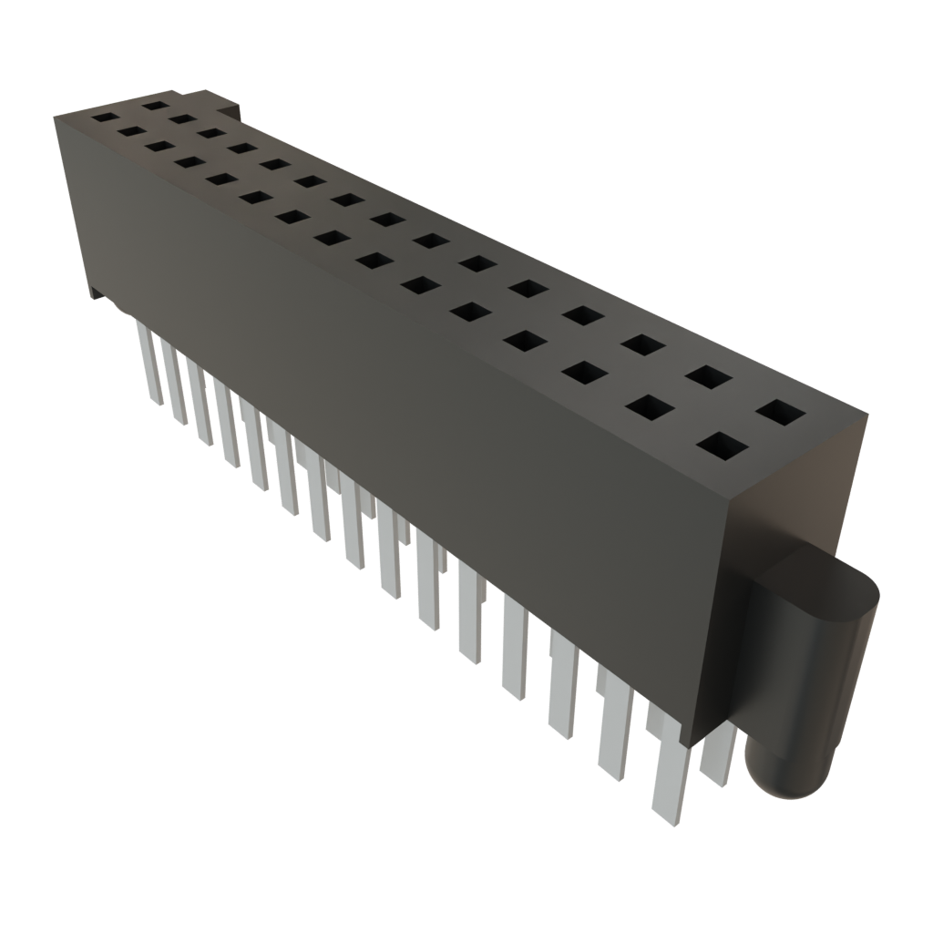 Samtec-SFM-115-01-L-D-A Steckverbinderleisten und Leiterplattenbuchsen Conn Socket Strip SKT 30 POS 1.27mm Solder ST Top Entry Thru-Hole TIGER EYE™ Tube