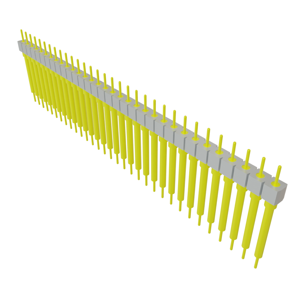 Samtec-BBS-132-T-C Piastre connettori e prese PCB Conn Unshrouded Header HDR 32 POS 2.54mm Solder ST Top Entry Thru-Hole Tube