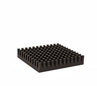 Advanced Thermal Solutions-ATS054054010-PF038 Disipador de calor Heat Sink Passive BGA Pin Array Adhesive Aluminum 6.5°C/W Black Anodized