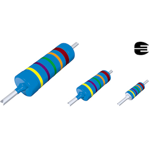 Vishay-MBB0207CC1002FCT00 Résistance simple fixée par alésage Res Thin Film 10K Ohm 1% 0.6W ±50ppm/°C Conformal Coated AXL Ammo