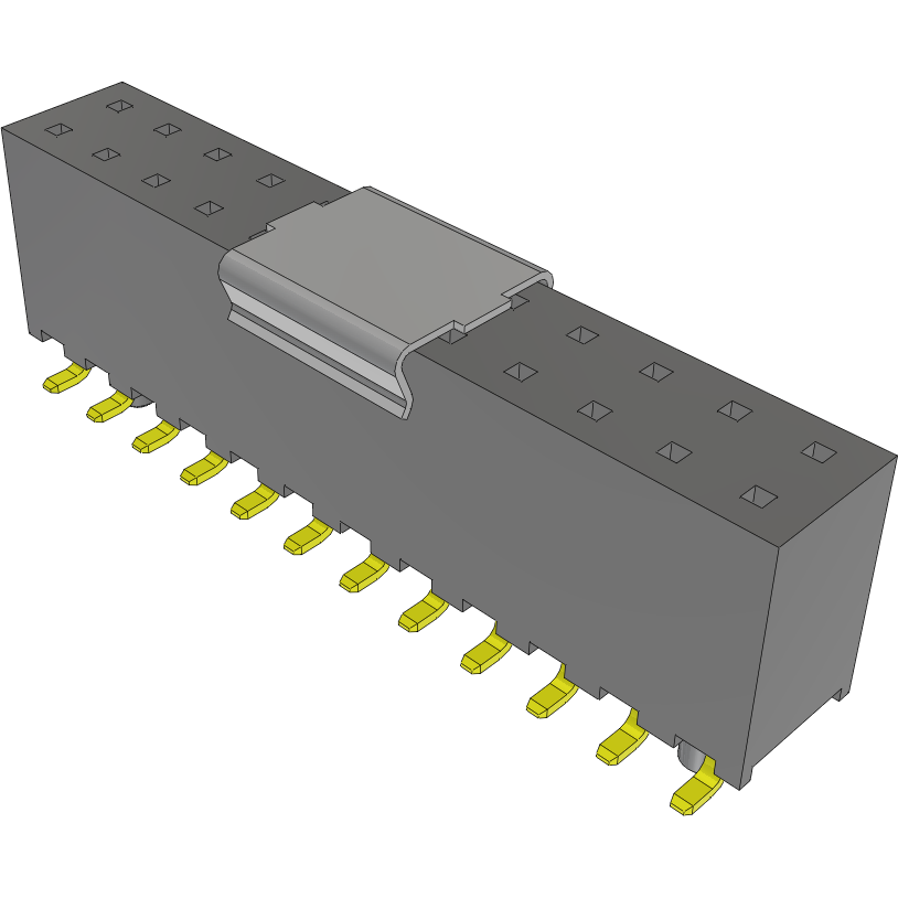 Samtec-SQW-112-01-L-D-VS-A-P-TR Steckverbinderleisten und Leiterplattenbuchsen Conn Socket Strip SKT 24 POS 2mm Solder ST Top Entry SMD T/R