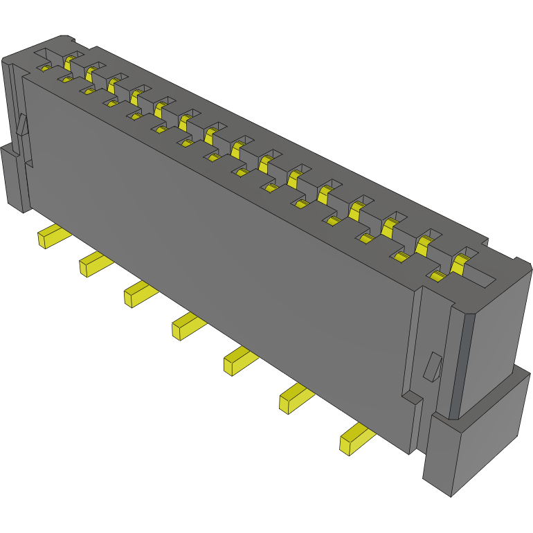 Samtec-FC1-15-01-T Steckverbinder, FFC-FPC Conn FFC Connector SKT 15 POS 1mm Solder ST SMD Tube