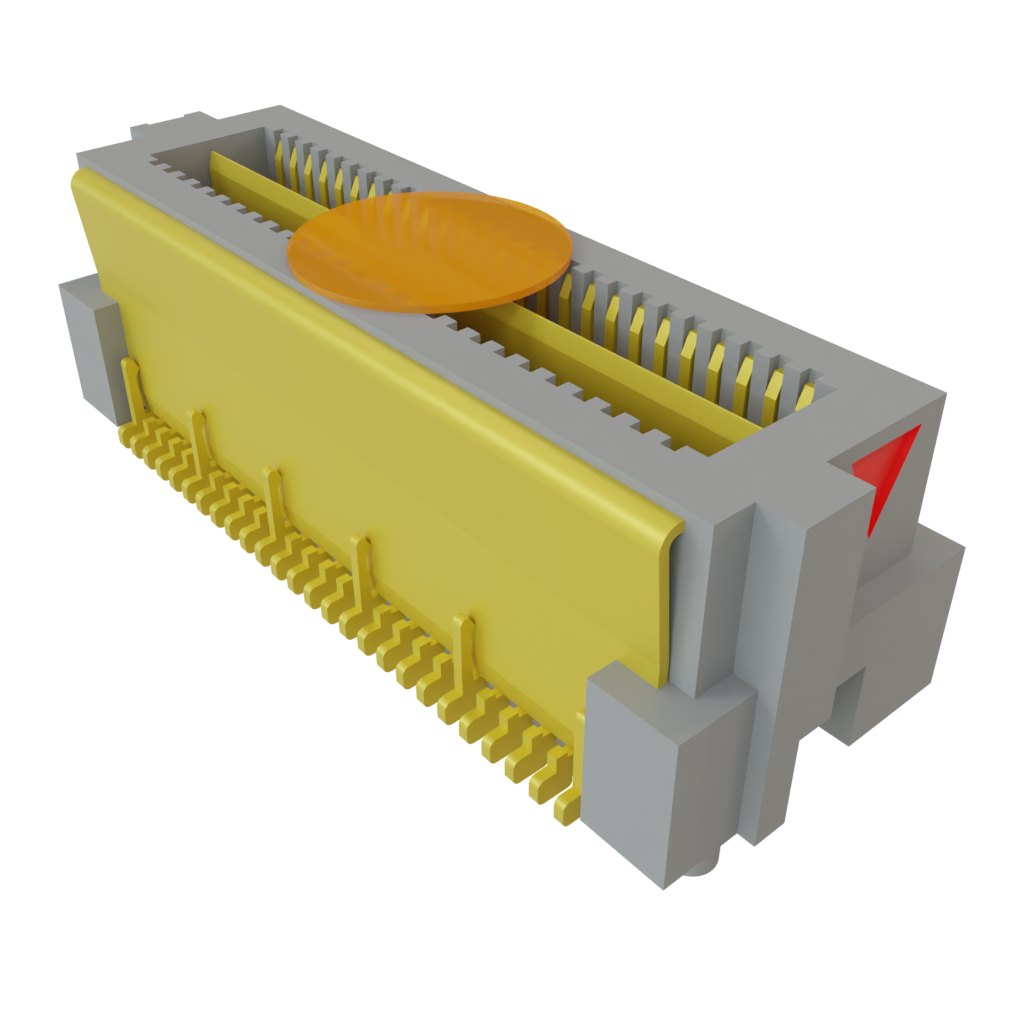 Samtec-QMSS-026-06.75-L-D-A-K Steckverbinderleisten und Leiterplattenbuchsen Conn Micro High Speed Terminal Strip HDR 52 POS 6.35mm/0.635mm Solder ST SMD Tray